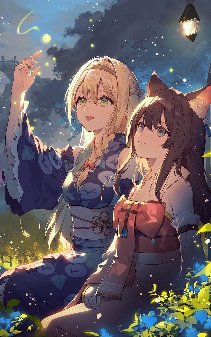 klaudia valentz and izana kokoschka (atelier and 2 more) drawn by necomi