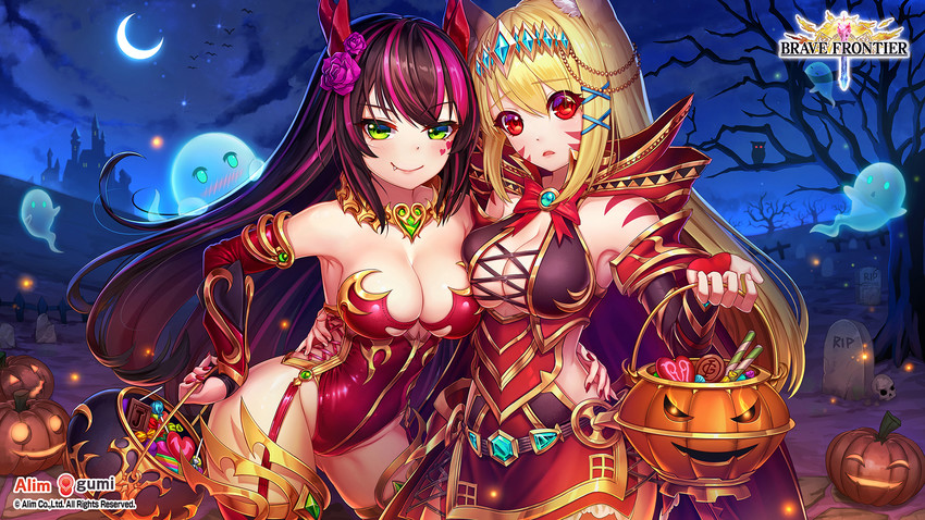 ciara and beatrix (brave frontier) drawn by jurrig