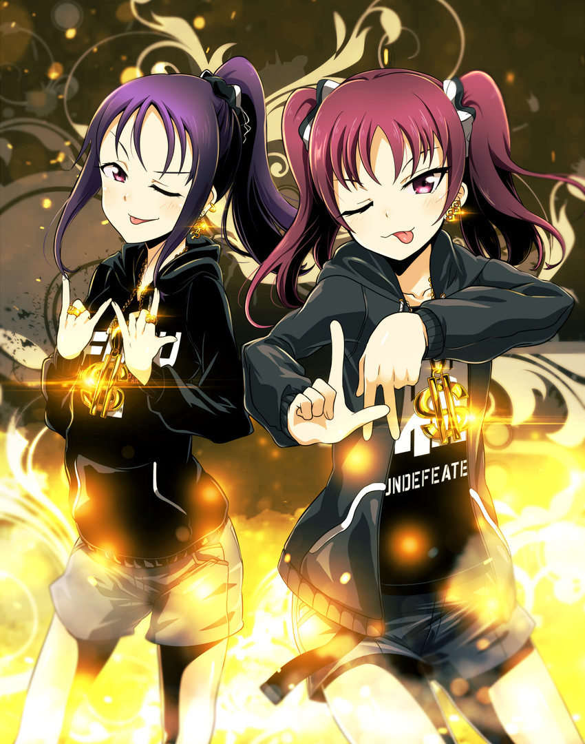 kazuno sarah and kazuno leah (love live! and 1 more) drawn by tanashi_(mk2)