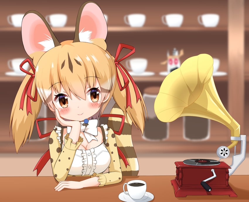 large-spotted genet (kemono friends and 1 more) drawn by shin01571