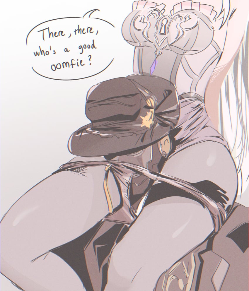 herta, the herta, and screwllum (honkai and 1 more) drawn by gnarlypzofbread
