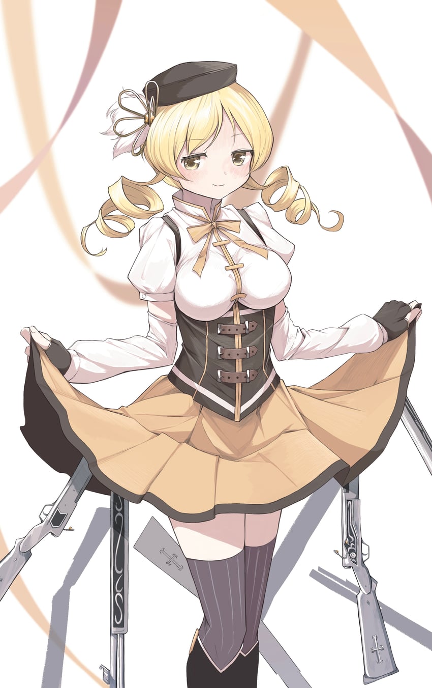 tomoe mami (mahou shoujo madoka magica) drawn by taku_(user_fhus8258)