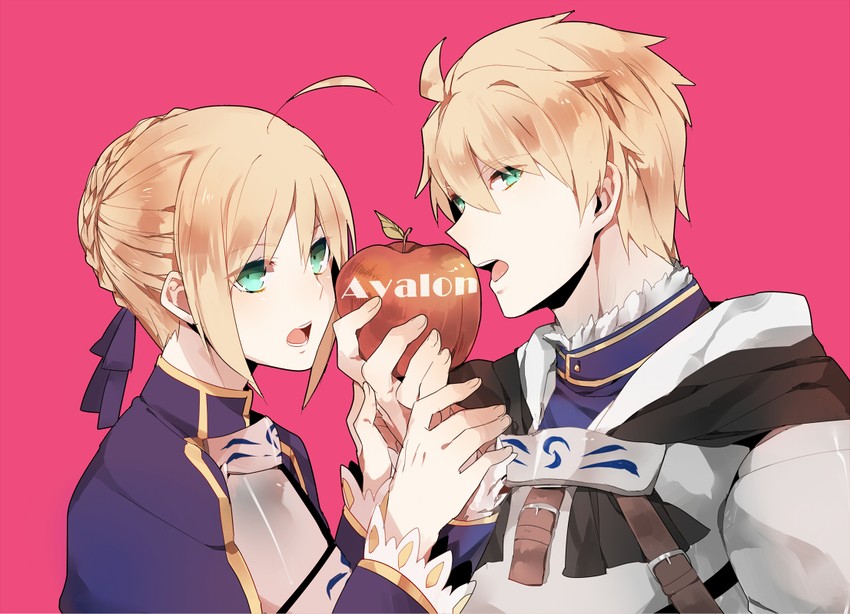 artoria pendragon, saber, and arthur pendragon (fate and 2 more) drawn by yayata_(884)