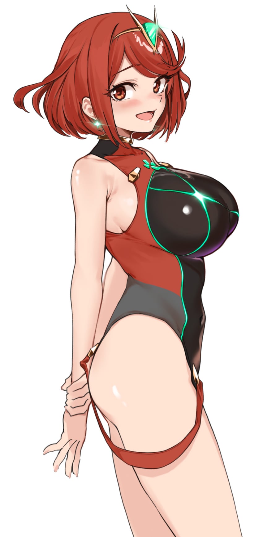 pyra (xenoblade chronicles and 1 more) drawn by salmongrapefish