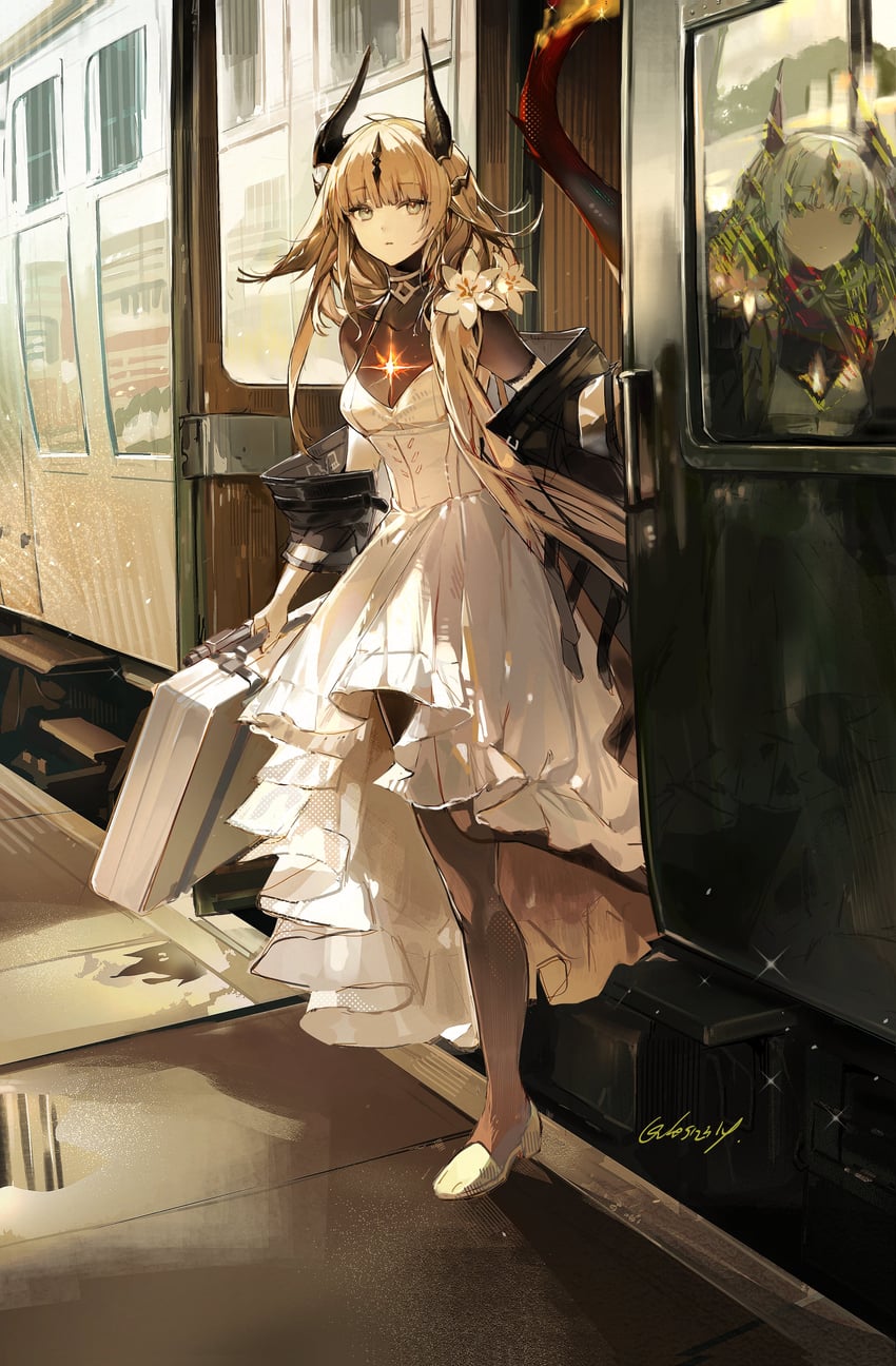 reed and reed the flame shadow (arknights) drawn by twice12314