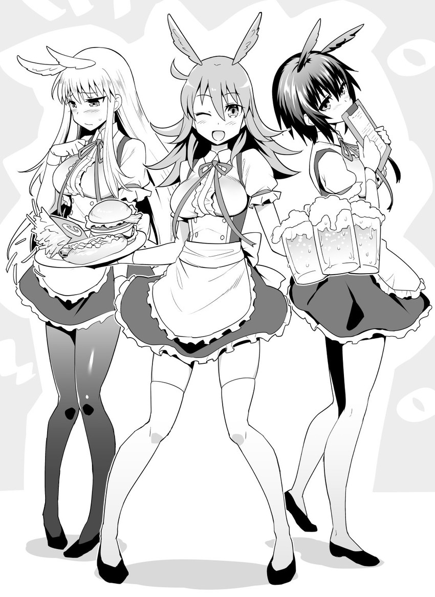 valkyrie, ortlinde, thrud, and hildr (fate and 1 more) drawn by ono_misao