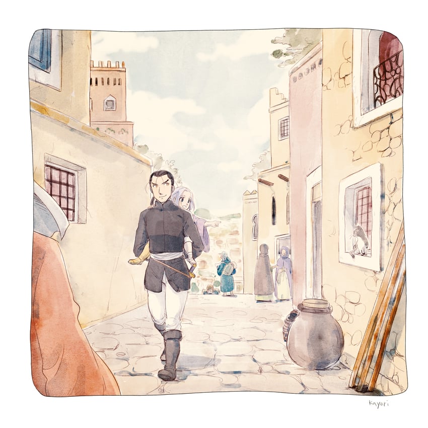 arslan and daryoon (arslan senki) drawn by kayori_(omochi)