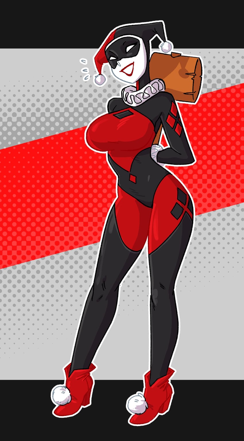 harley quinn (dc comics and 1 more) drawn by teelokay