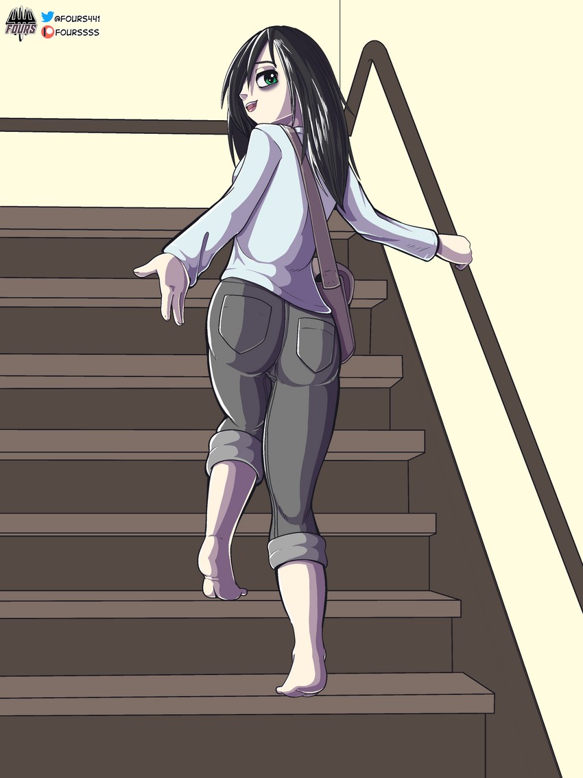 kuroki tomoko (watashi ga motenai no wa dou kangaetemo omaera ga warui!) drawn by fours_(artist)