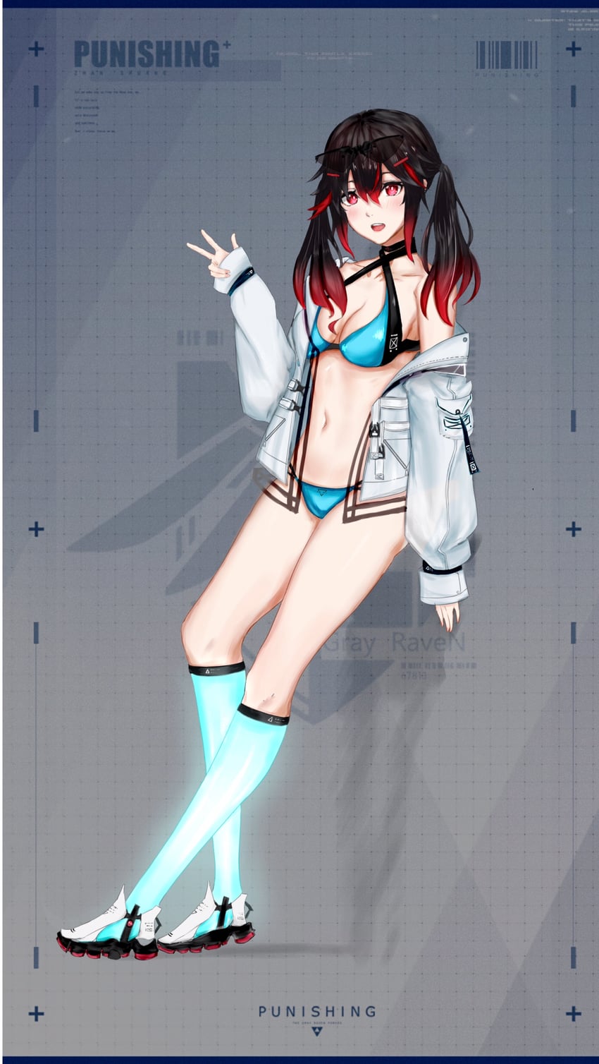 lucia and lucia: dawn (punishing: gray raven) drawn by m-gun