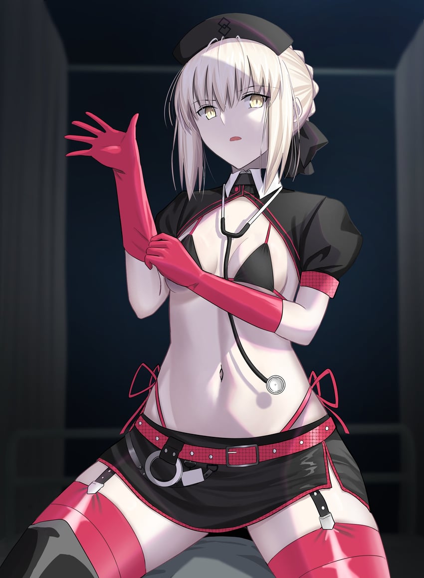 artoria pendragon and saber alter (fate and 1 more) drawn by longdq3008