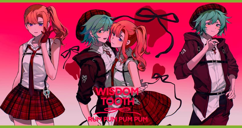 hiyori sou and chidouin sara (kimi ga shine and 1 more) drawn by yellowmao0509