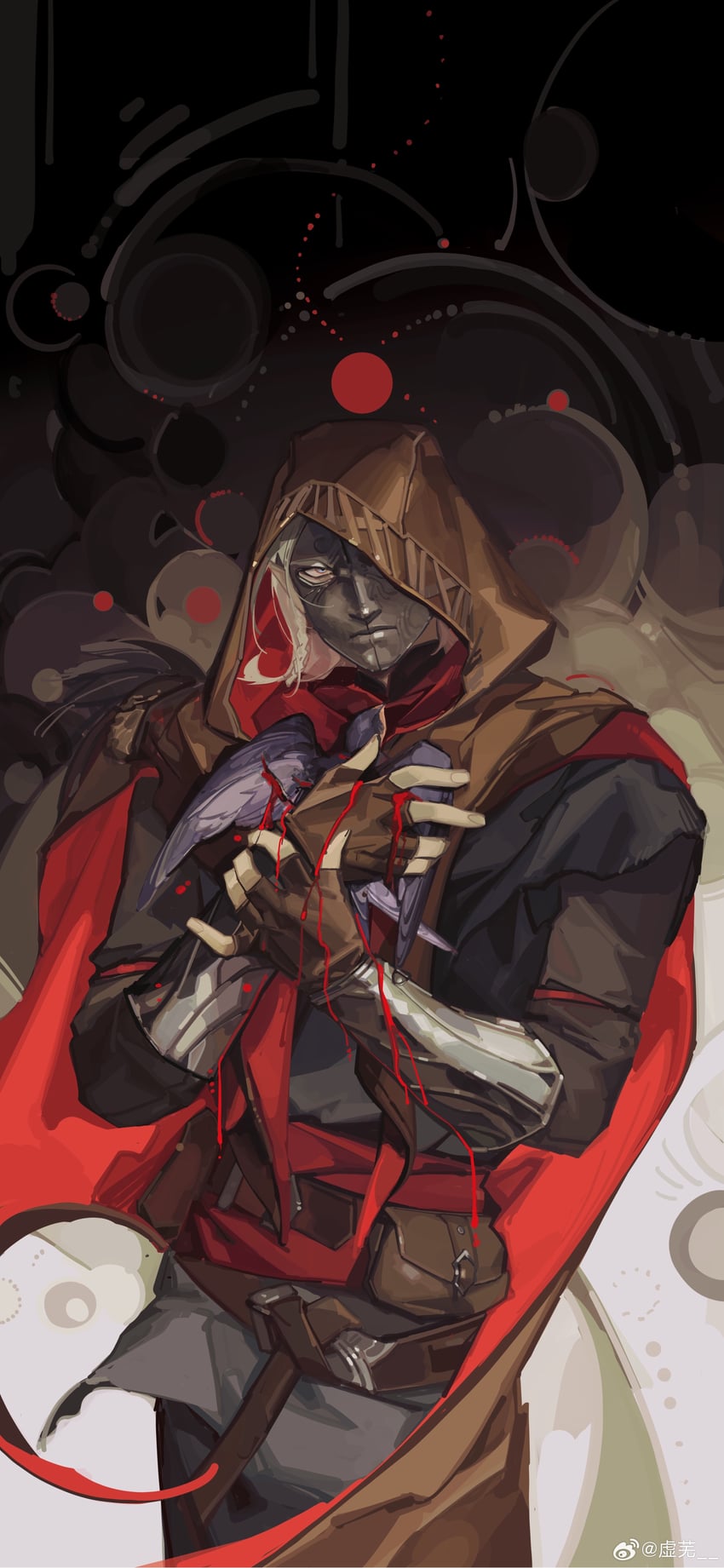avallac'h (the witcher and 1 more) drawn by sin_node