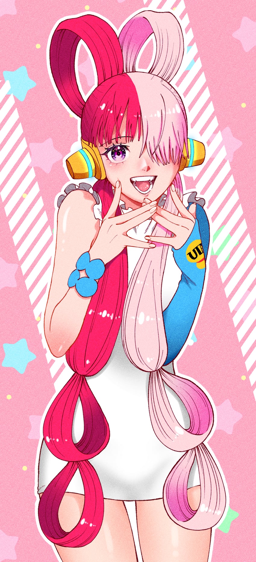 uta (one piece and 1 more) drawn by mugicha_(zoro1132)