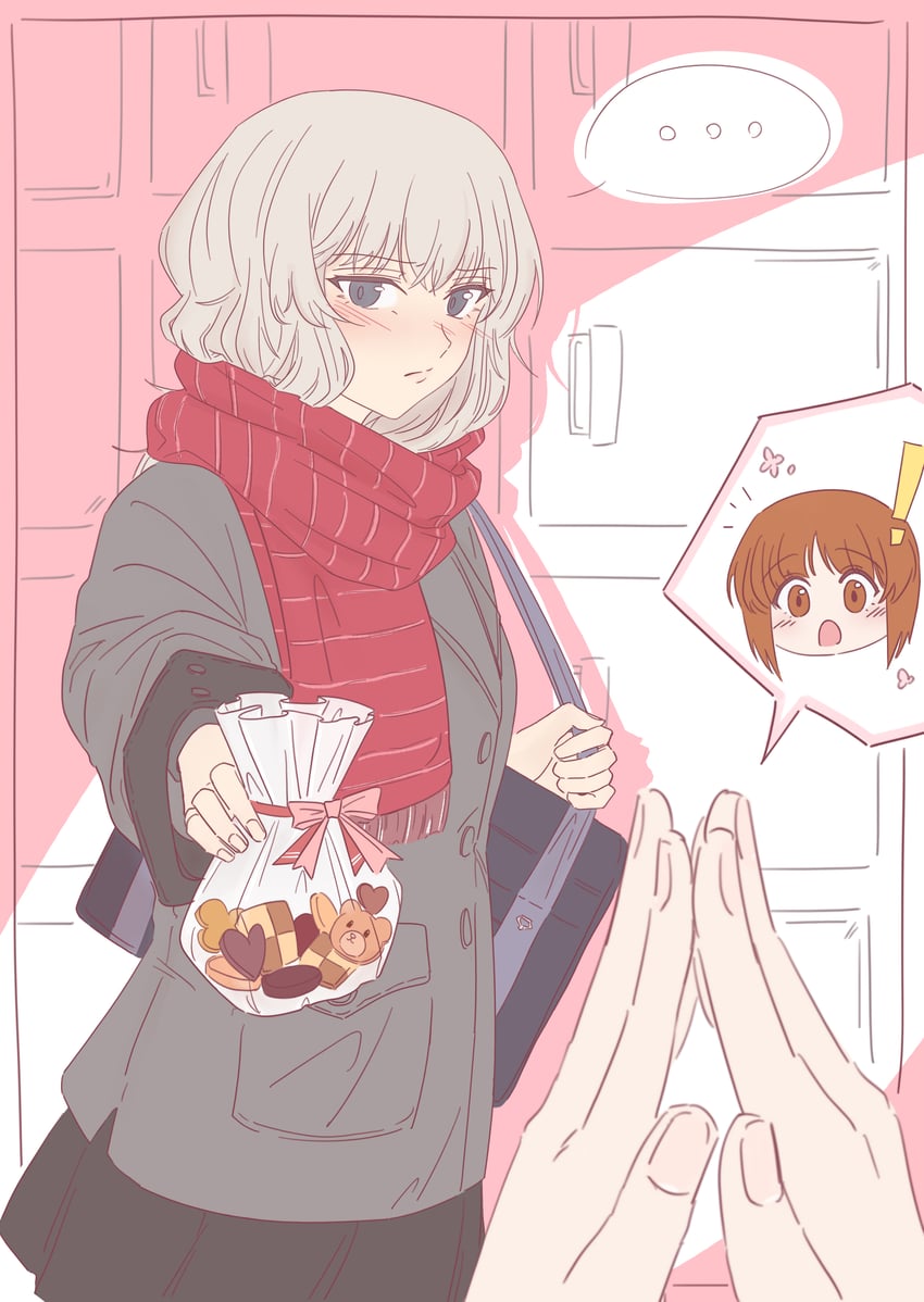 nishizumi miho and itsumi erika (girls und panzer) drawn by nekounko