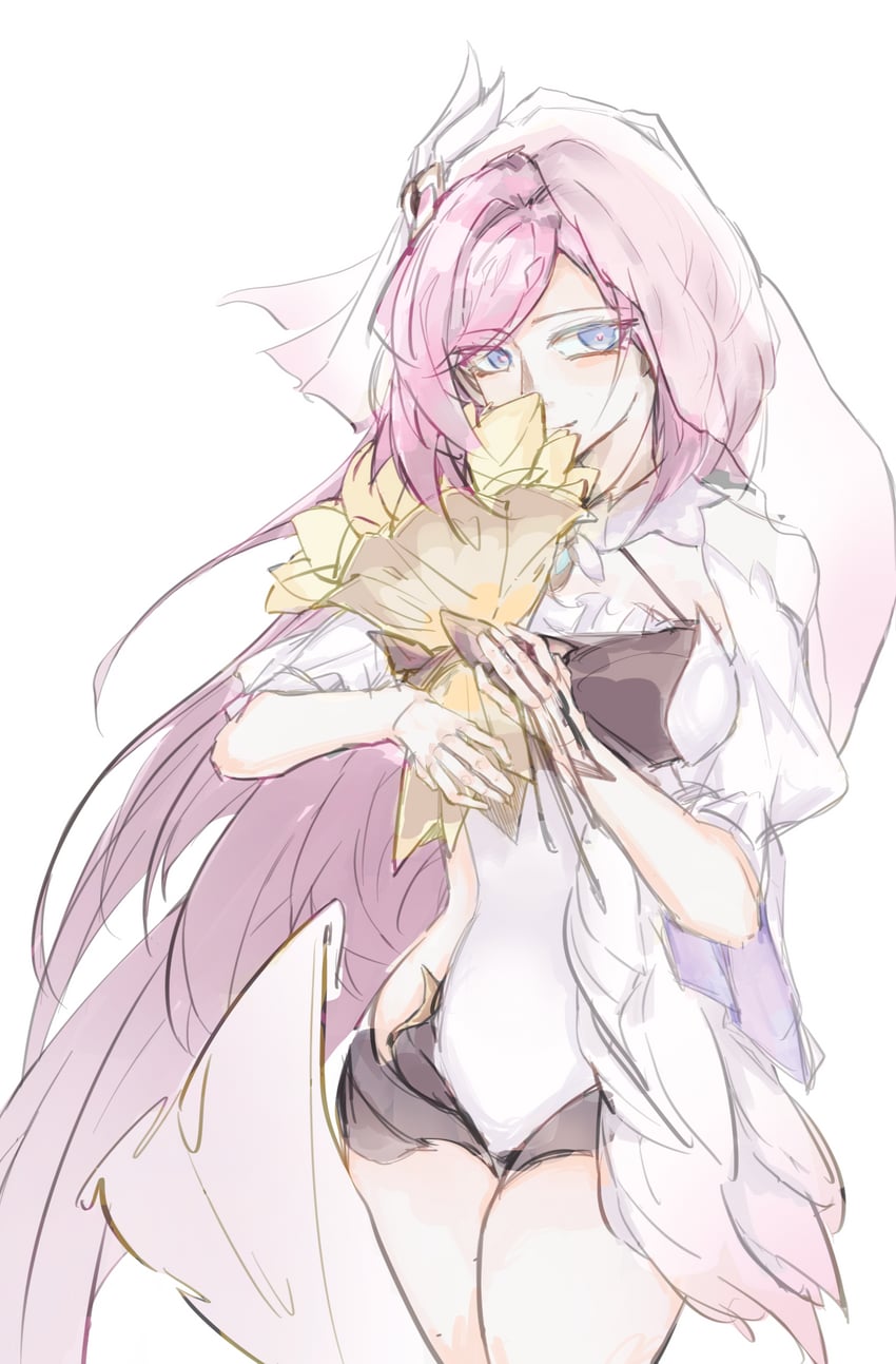 elysia (honkai and 1 more) drawn by xiao_baihua