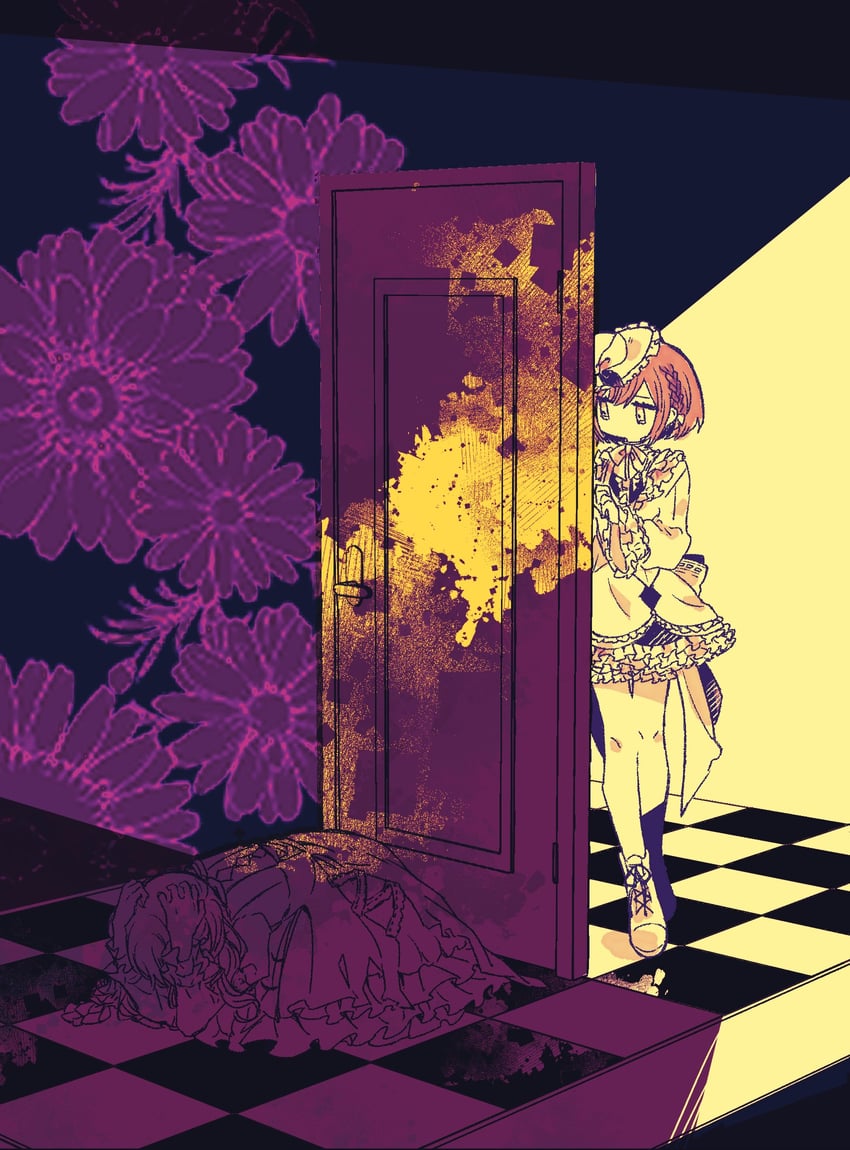 shinonome ena and akiyama mizuki (project sekai) drawn by miton_014