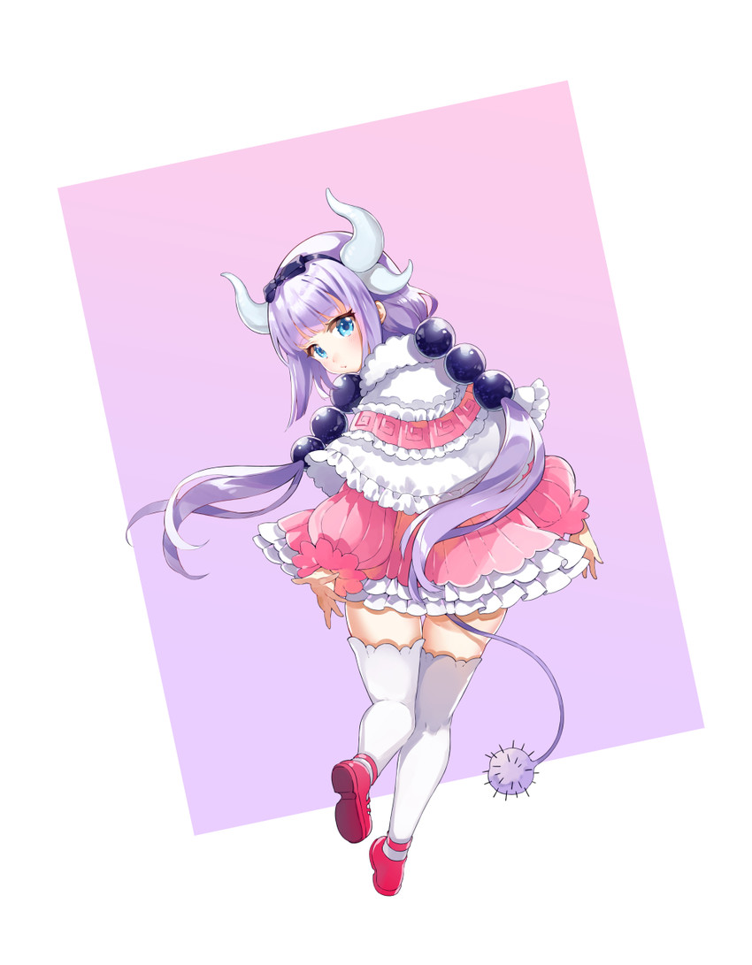 kanna kamui (kobayashi-san chi no maidragon) drawn by shiosoda
