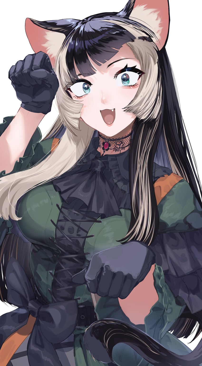 juufuutei raden (hololive and 1 more) drawn by murechika