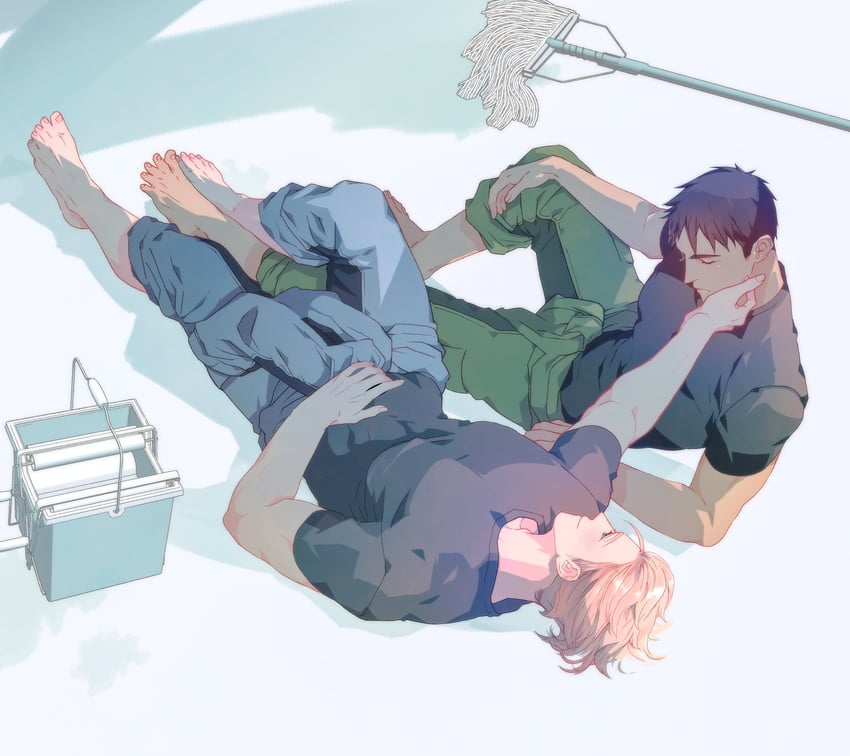 ao isami and lewis smith (yuuki bakuhatsu bang bravern) drawn by llld_(2ldk1241)