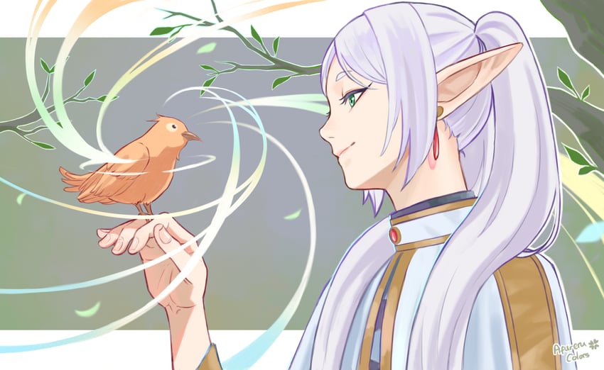 frieren (sousou no frieren) drawn by afureru_colors