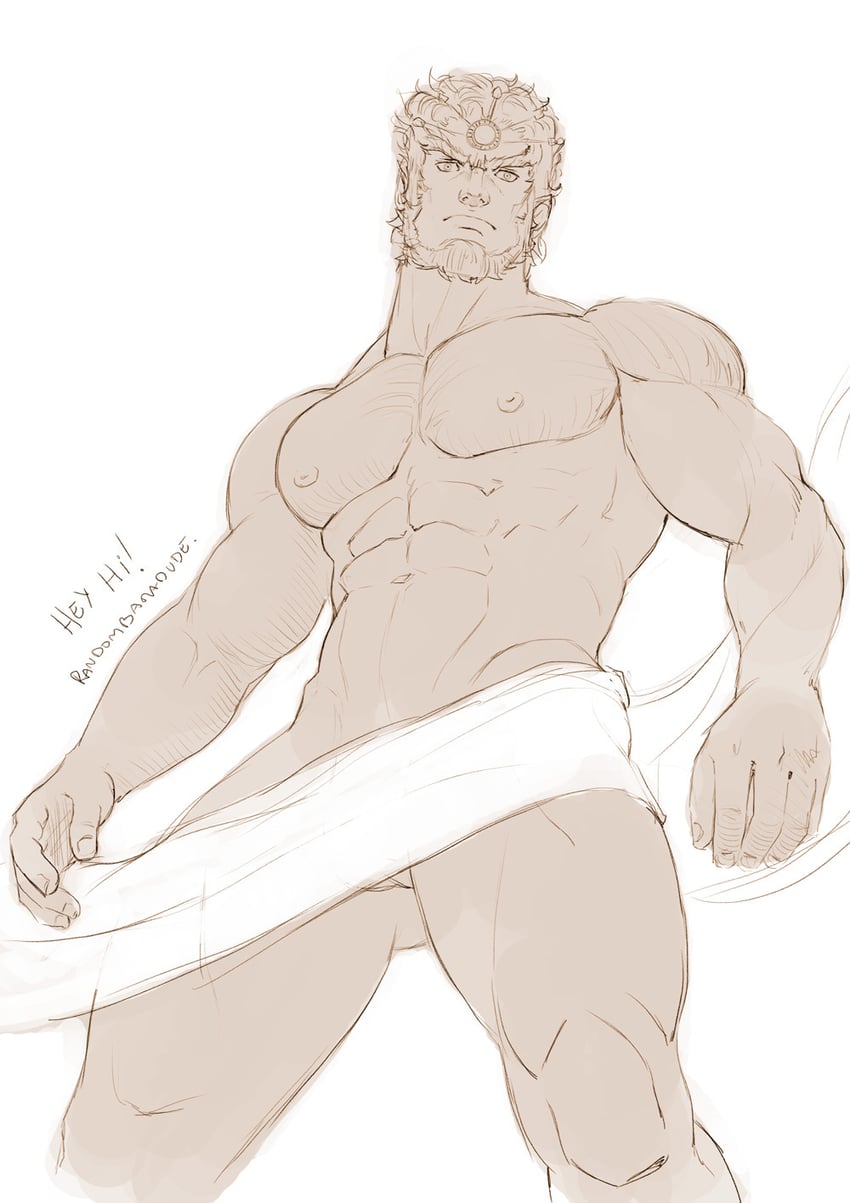 ganondorf (the legend of zelda and 1 more) drawn by randombaradude
