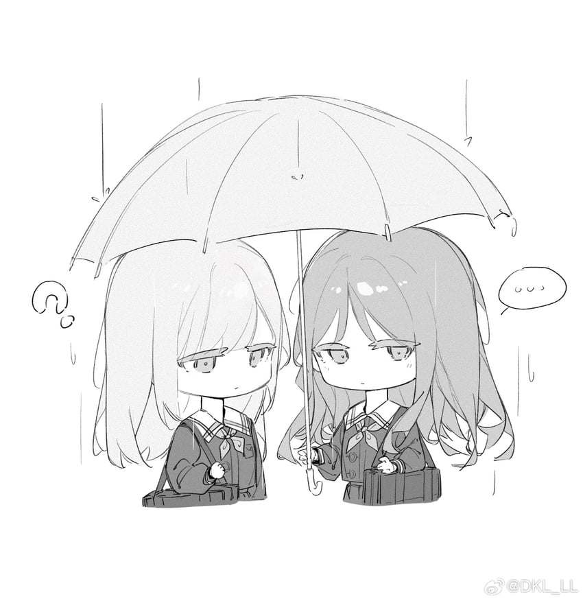 nagasaki soyo and wakaba mutsumi (bang dream! and 1 more) drawn by dkl_(dinosaurkl2)