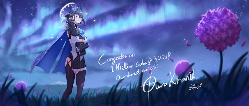 ouro kronii (hololive and 1 more) drawn by zenya