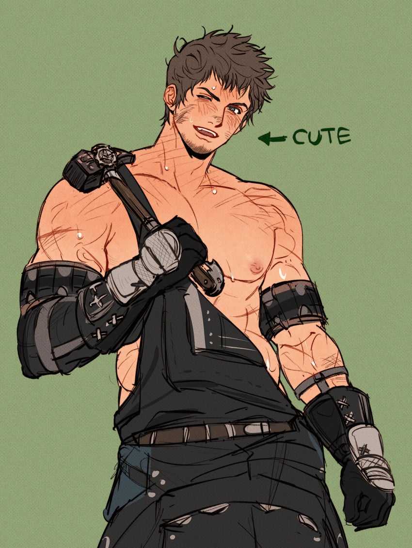 ardbert hylfyst (final fantasy and 1 more) drawn by doong_24