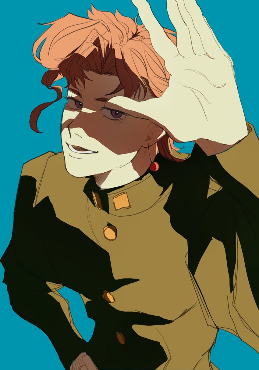 kakyoin noriaki (jojo no kimyou na bouken and 1 more) drawn by sugikahunkiena