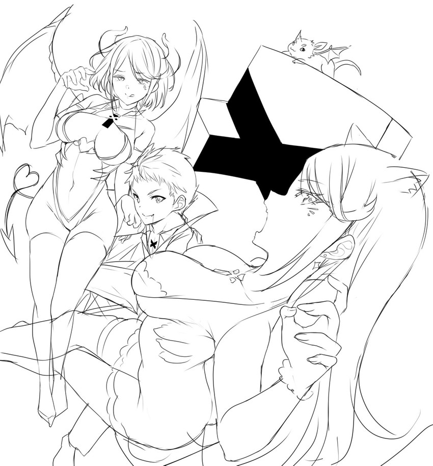 pyra, mythra, rex, and azurda (xenoblade chronicles and 1 more) drawn by yuuki_shin