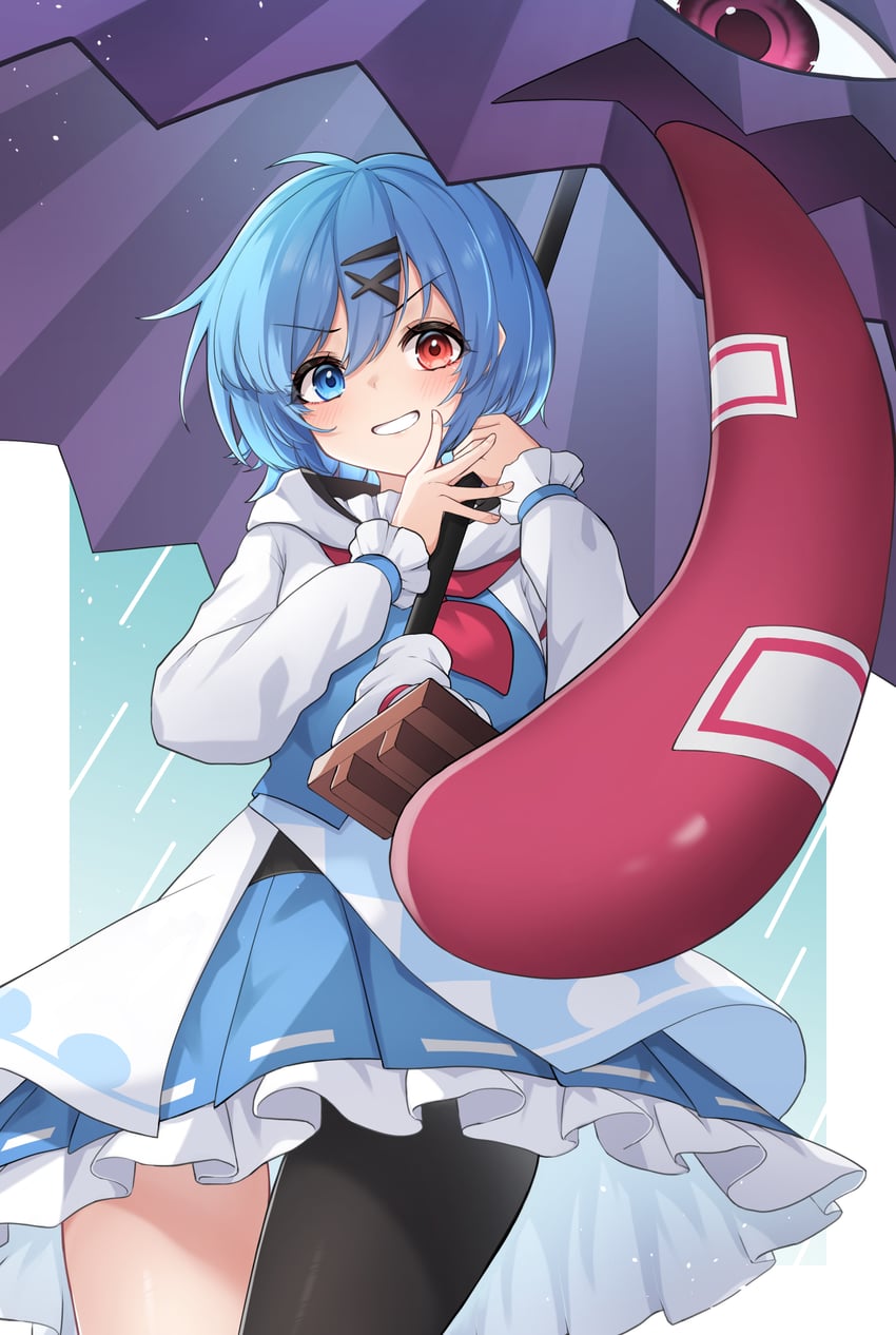 tatara kogasa (touhou and 1 more) drawn by hako_momiji