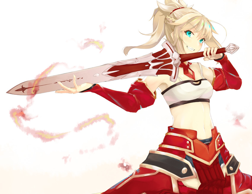 mordred (fate and 2 more) drawn by mafuyu_no_mo