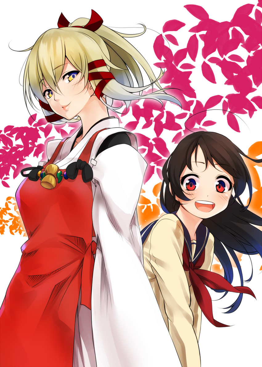 uka-no-mitama-no-kami and fushimi inari (inari konkon koi iroha.) drawn by mattari_yufi
