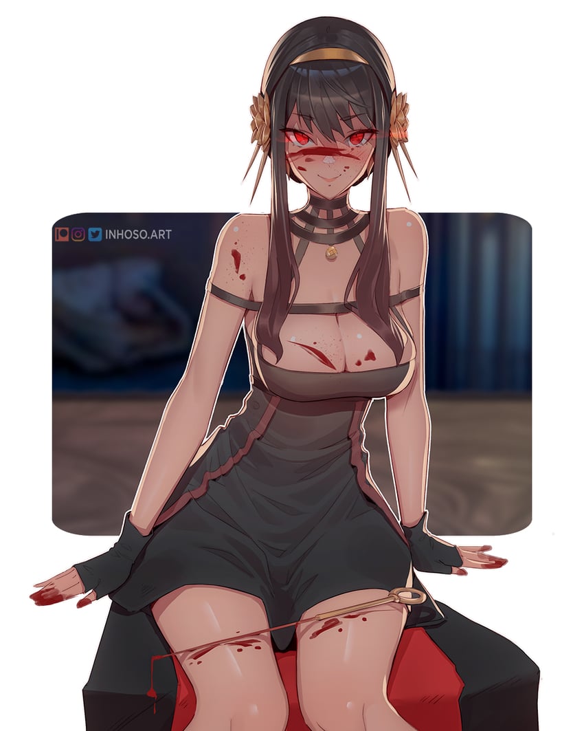 yor briar (spy x family) drawn by inhoso