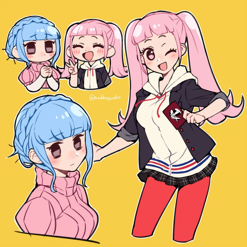 hilda valentine goneril, takamaki anne, marianne von edmund, okumura haru, and xanthe huynh (fire emblem and 3 more) drawn by do_m_kaeru