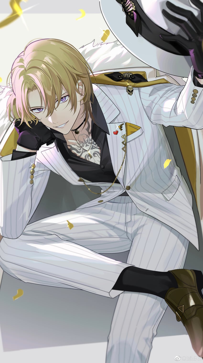 luca kaneshiro (nijisanji and 1 more) drawn by ei_(user_sjgf2435)