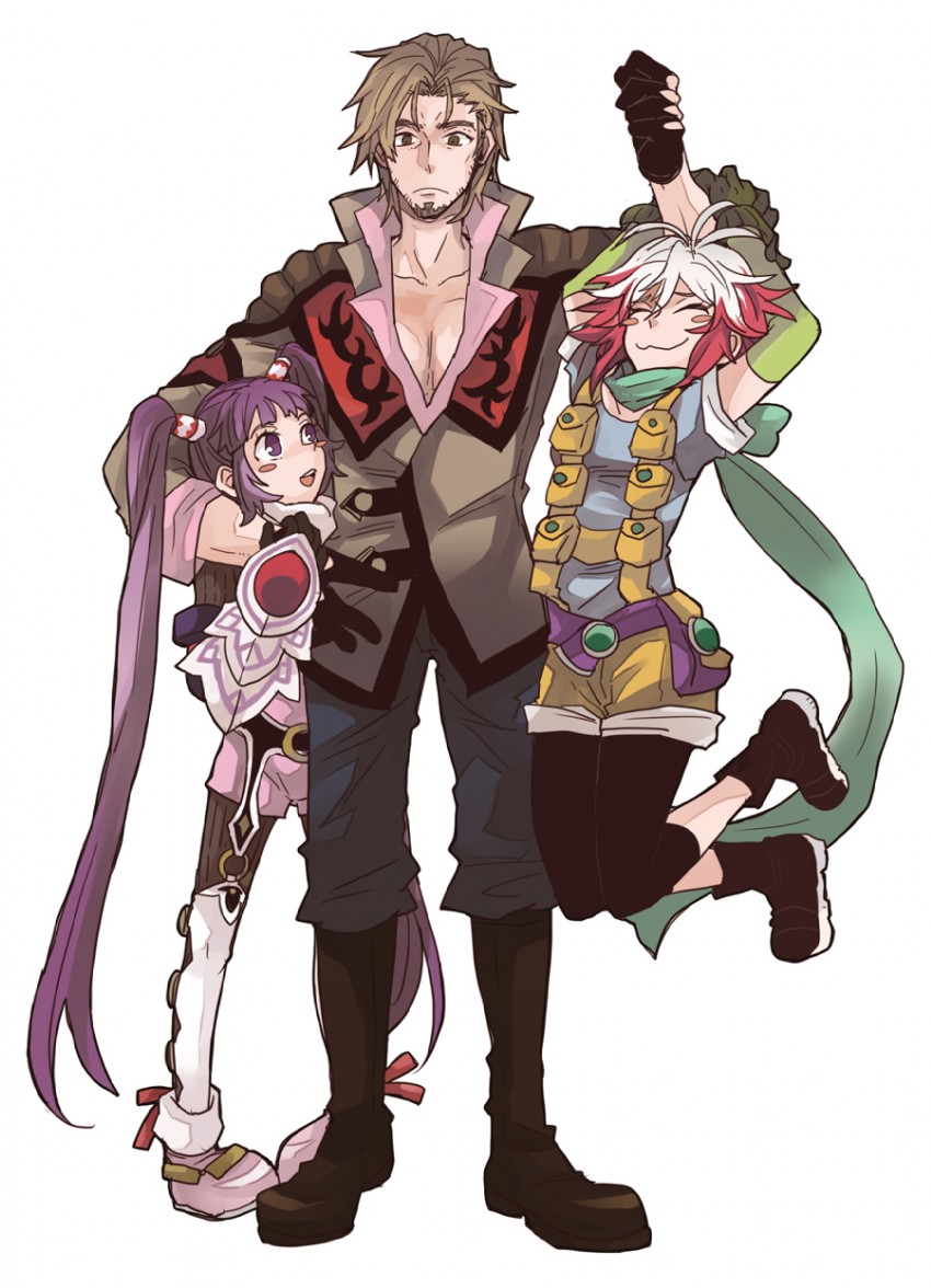 sophie, pascal, and malik caesars (tales of and 1 more) drawn by sudachips