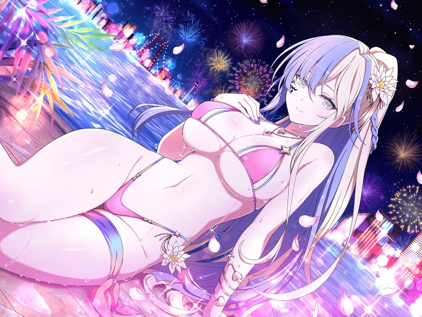 suiren (senran kagura and 1 more) drawn by yaegashi_nan