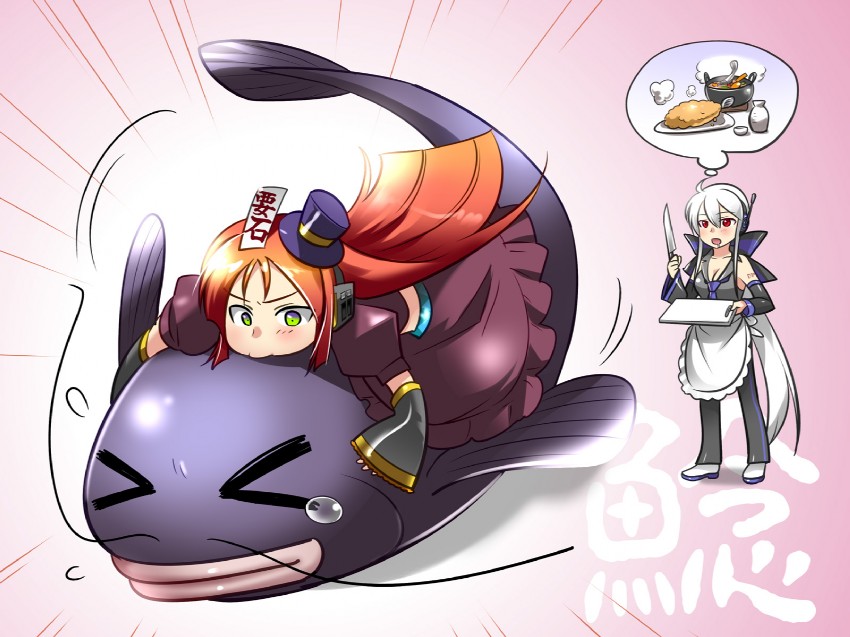 yowane haku, namine ritsu, and namazu (vocaloid and 1 more) drawn by caffein