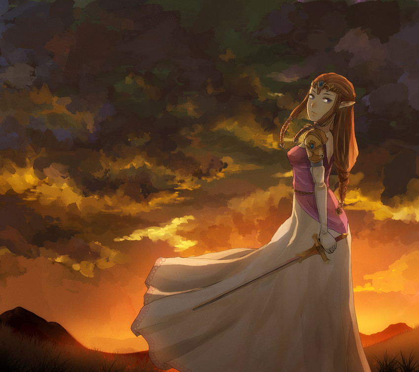 princess zelda (the legend of zelda and 1 more) drawn by totsuji_rio