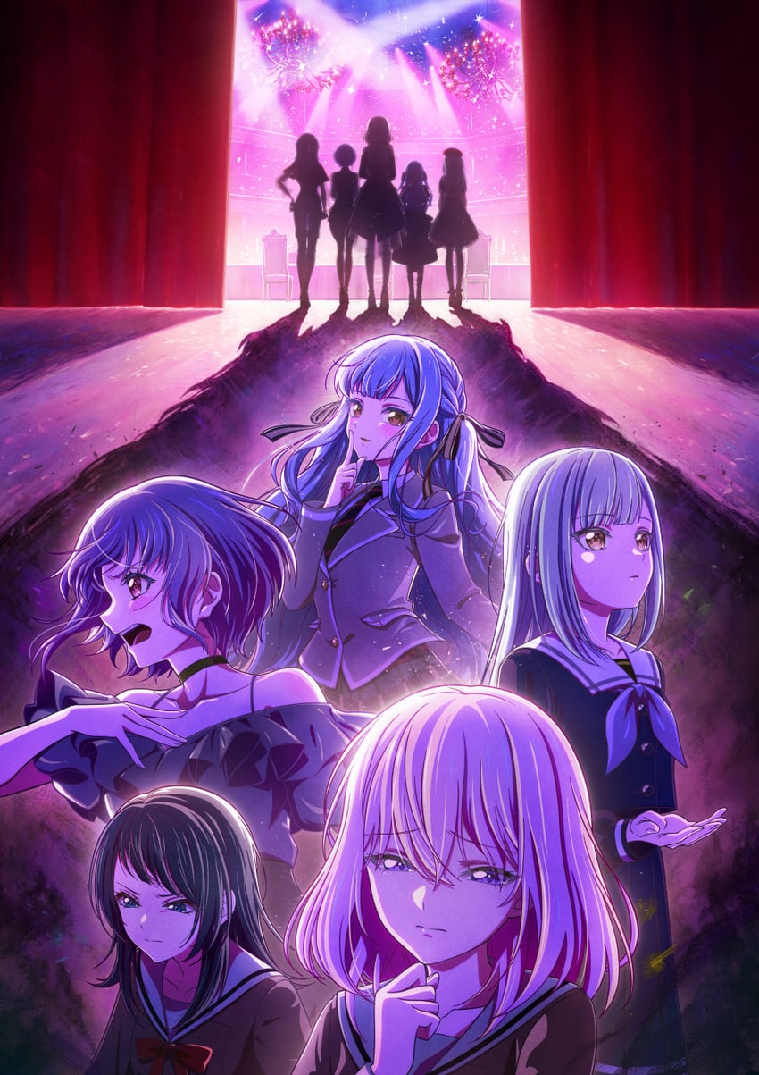 togawa sakiko, wakaba mutsumi, yahata umiri, misumi uika, mortis, and 5 more (bang dream! and 1 more)