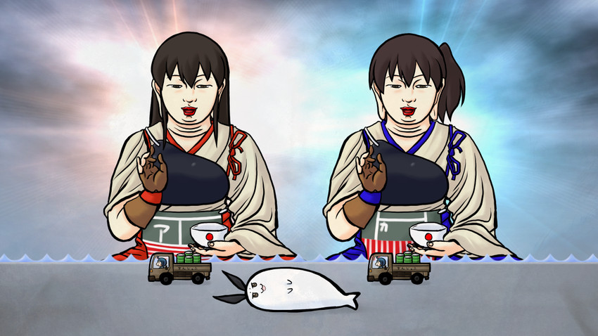 kaga, shimakaze, akagi, fairy, and buddha (kantai collection) drawn by terada_seu
