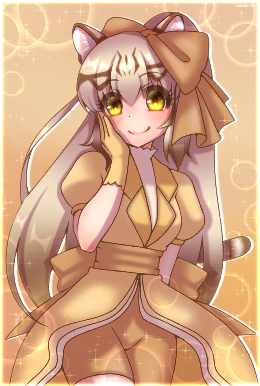 geoffroy's cat (kemono friends and 1 more) drawn by hikarikmy