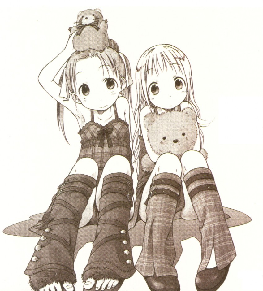 matsuoka miu and ana coppola (ichigo mashimaro) drawn by barasui