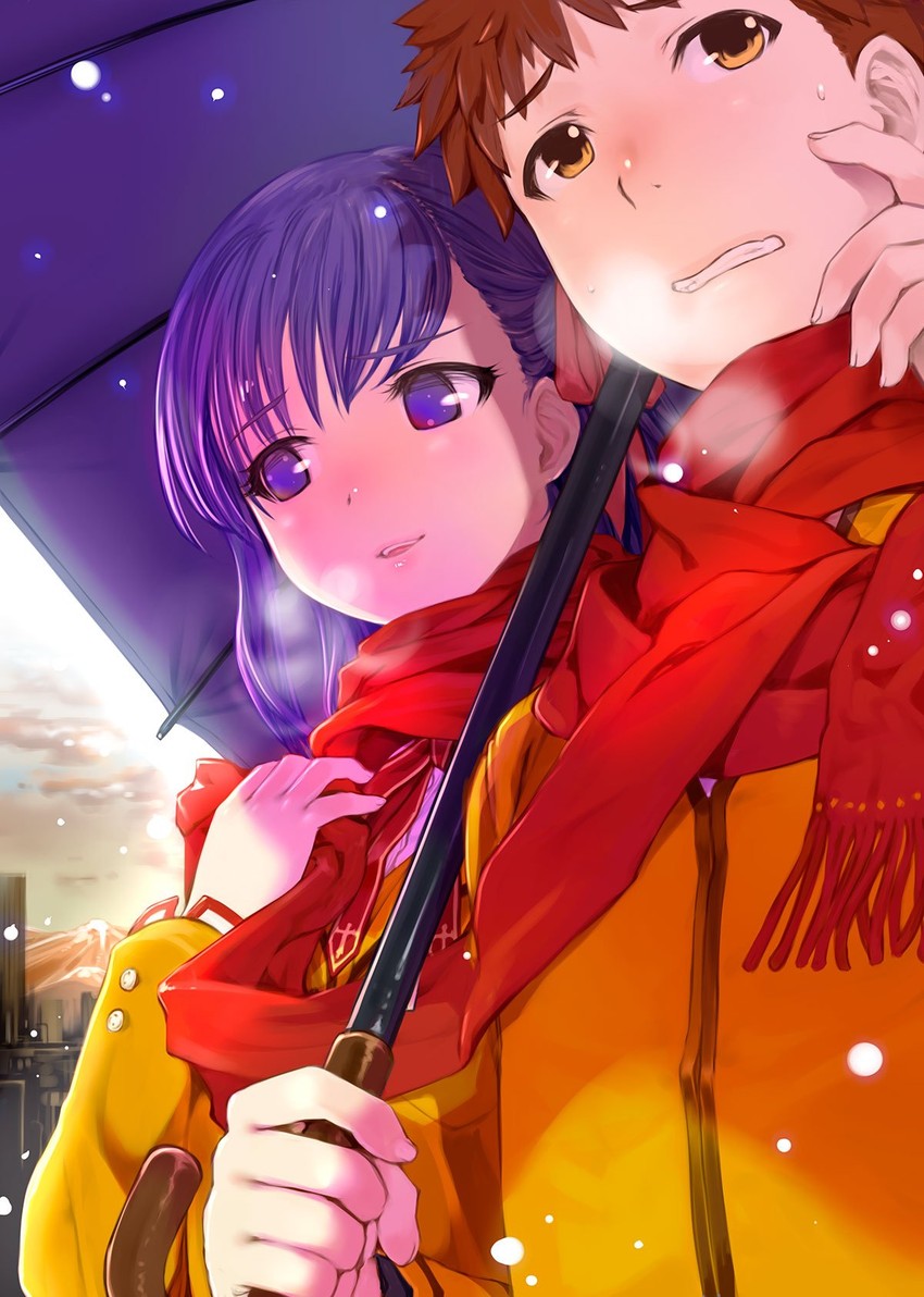 emiya shirou and matou sakura (fate and 2 more) drawn by mikazuki_akira!