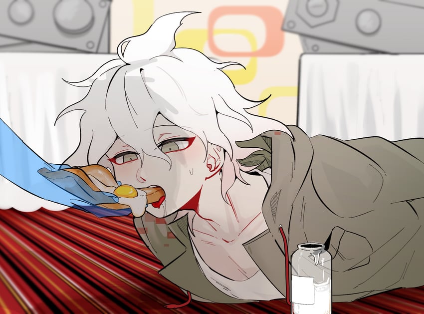 komaeda nagito (danganronpa and 1 more) drawn by seumol_sx