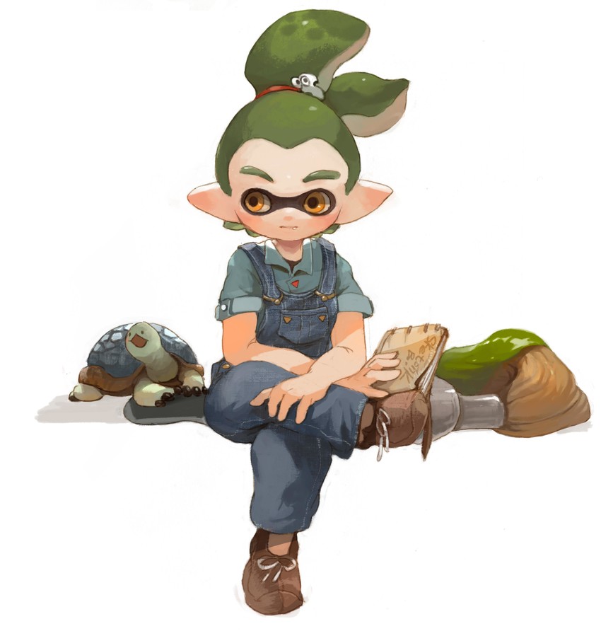 inkling player character and inkling boy (splatoon and 1 more) drawn by minato_(minat0)