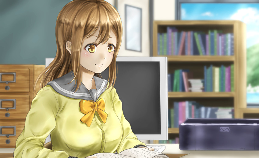 kunikida hanamaru (love live! and 1 more) drawn by sugi87
