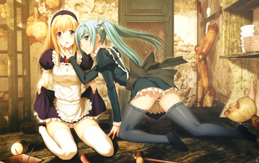 anna and lunaria (gekkou no carnevale) drawn by oosaki_shin'ya